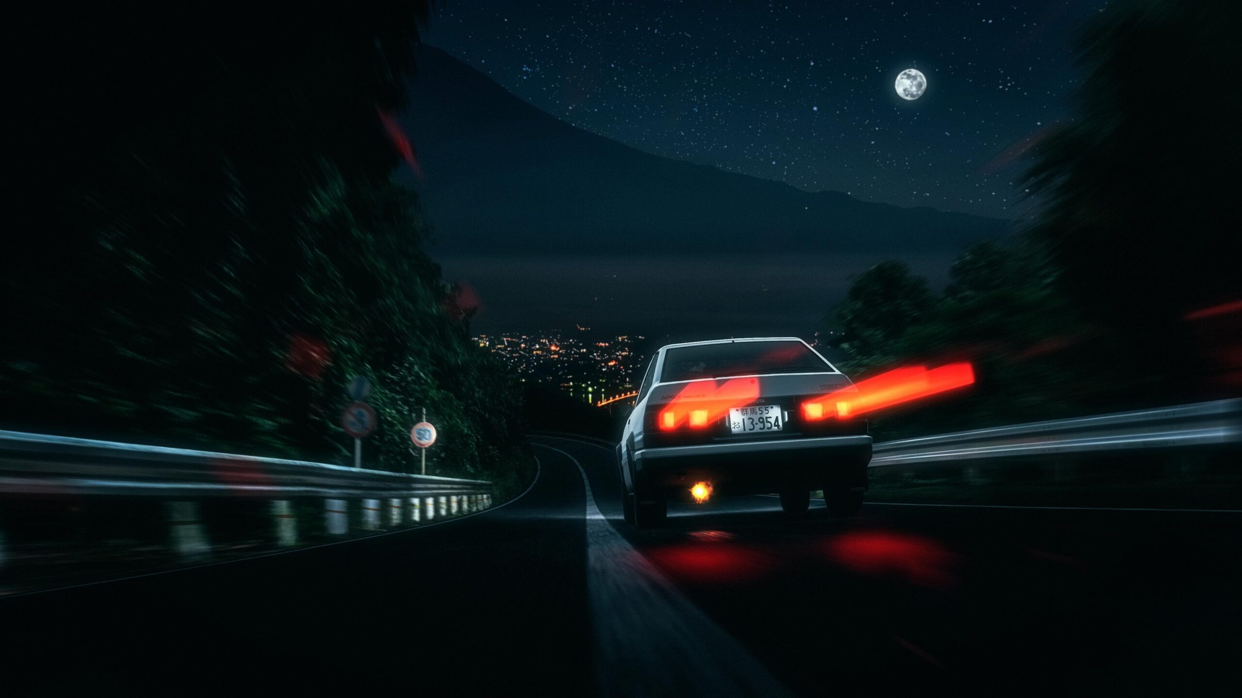 ชวนดูอนิเมะ Initial D กราฟฟิคที่สวยงาม
